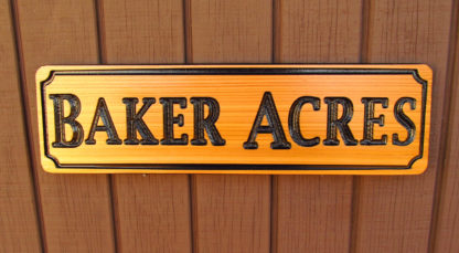 Customize this Carved Cedar Wood Sign - Image 6