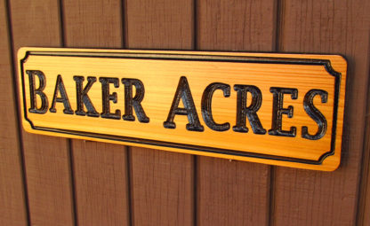 Customize this Carved Cedar Wood Sign - Image 2