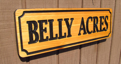 Customize this Carved Cedar Wood Sign - Image 5