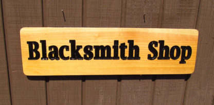 Customize this Carved Cedar Wood Park Sign
