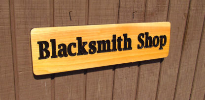 Customize this Carved Cedar Wood Park Sign - Image 5