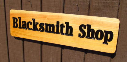 Customize this Carved Cedar Wood Park Sign - Image 4