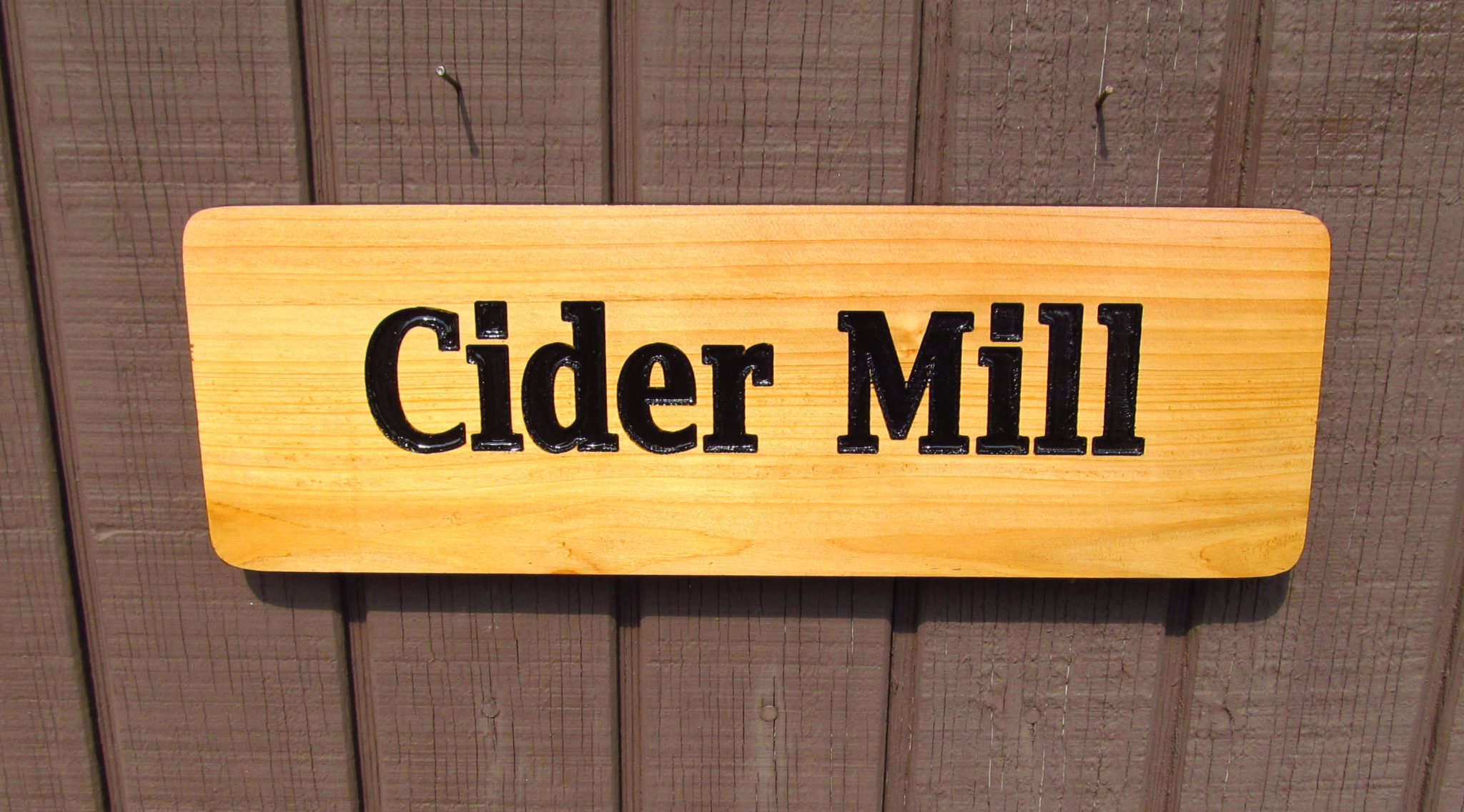 Customize this Carved Cedar Wood Park Sign Custom Signs