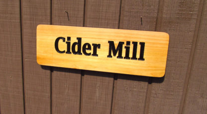 Customize this Carved Cedar Wood Park Sign - Image 3