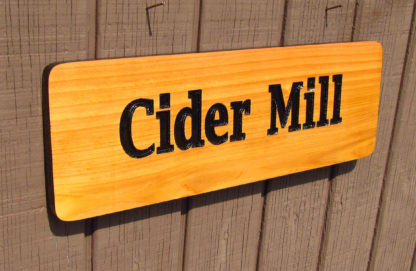 Customize this Carved Cedar Wood Park Sign - Image 4