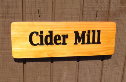 Customize this Carved Cedar Wood Park Sign - Image 5