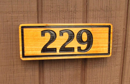 Double Sided House Number Sign