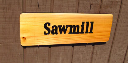 Customize this Carved Cedar Wood Park Sign - Image 4