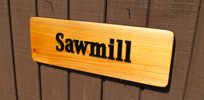 Customize this Carved Cedar Wood Park Sign - Image 3
