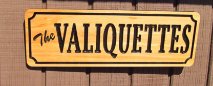 Personalized Carved Western Cedar Wood Sign with a Name - Image 4