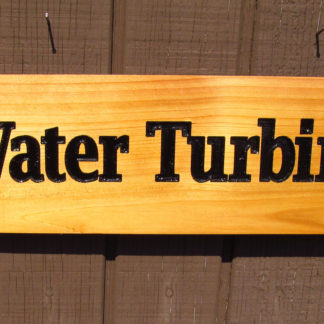 Customize this Carved Cedar Wood Park Sign